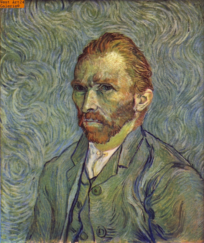 Selbstbildnis nach van Gogh Gemäldeimitation